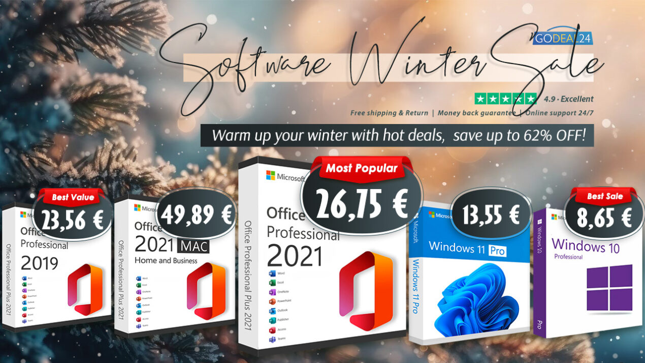 Licenze perpetue di Windows e Office scontatissime per la Software Winter Sale