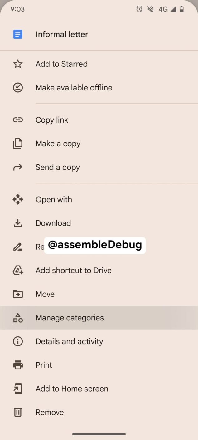 Google Drive categorie file leak 1