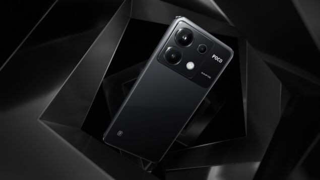 POCO X6 in colorazione Black
