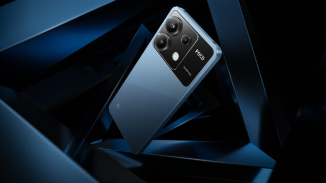POCO X6 in colorazione Blue