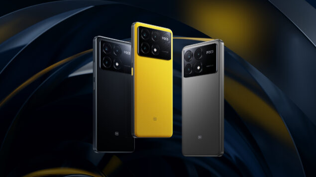 POCO X6 Pro in tutte e tre le colorazioni disponibili