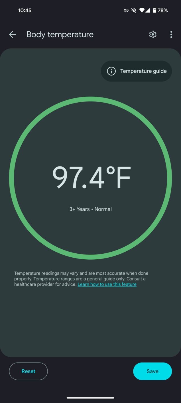 come funziona la misurazione della temperatura corporea su Google Pixel 8 Pro