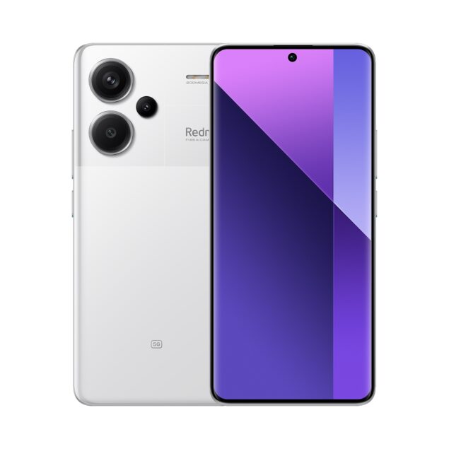 Redmi Note 13 Pro+ 5G in colorazione Moonlight White
