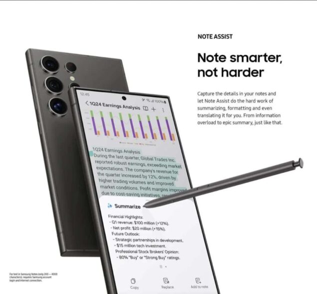 funzionalità IA dei Samsung Galaxy S24
