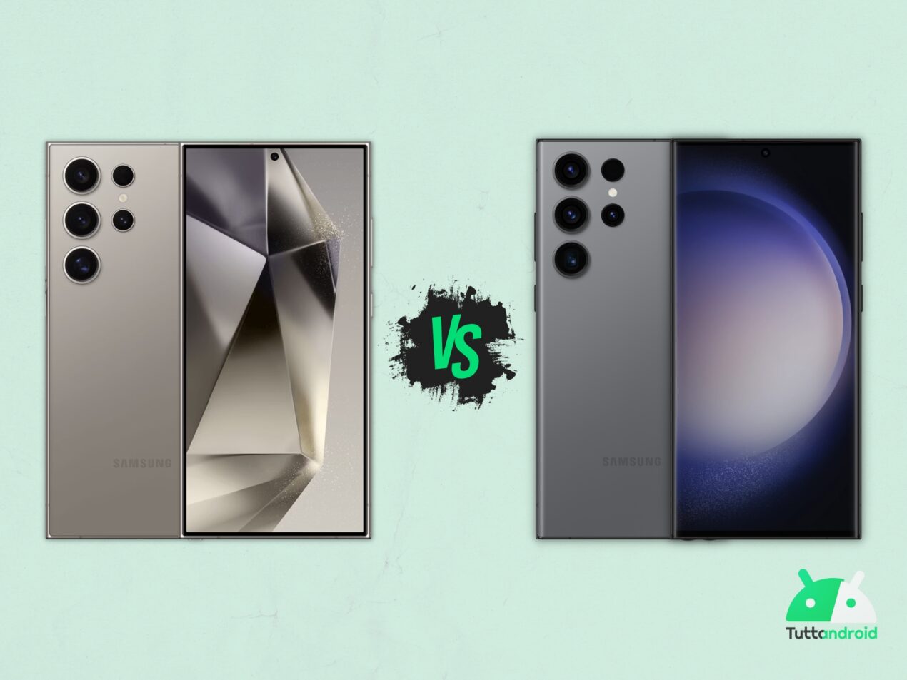 Samsung Galaxy S24 Ultra vs Galaxy S23 Ultra: il confronto sulla carta
