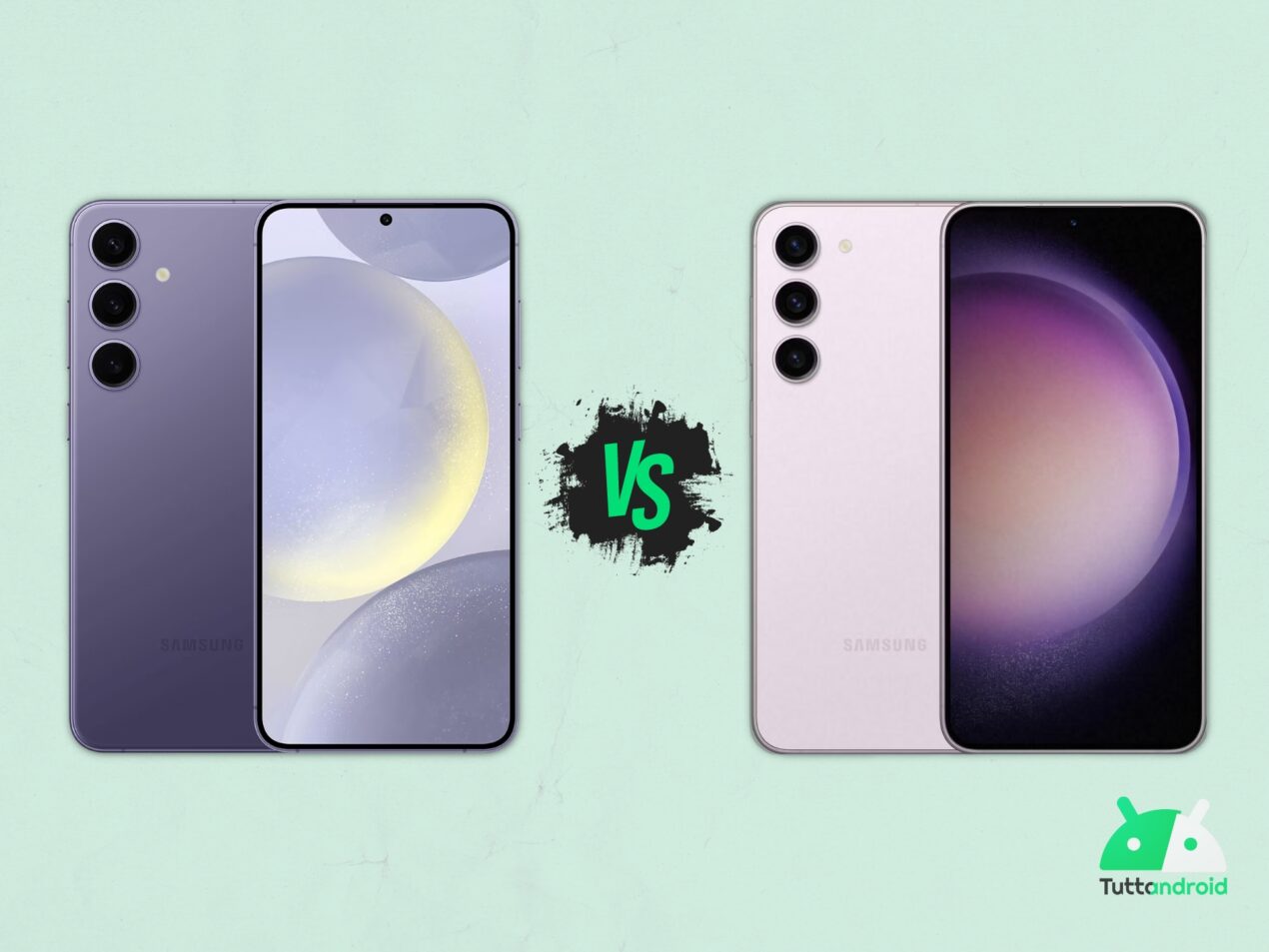 Samsung Galaxy S24 e S24+ contro i diretti predecessori: il confronto sulla carta