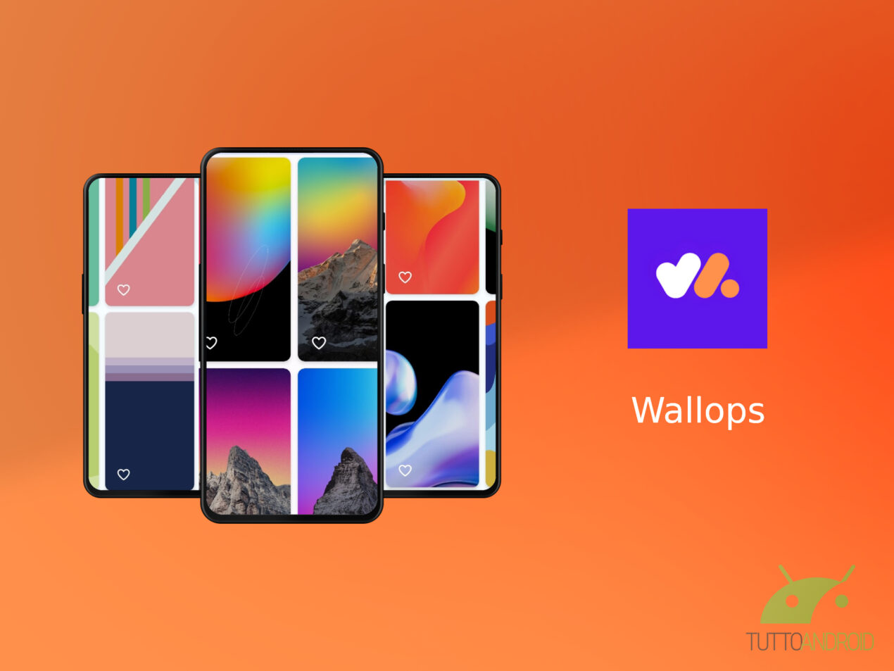 L'app Wallops offre centinaia di sfondi esclusivi per i dispositivi Android