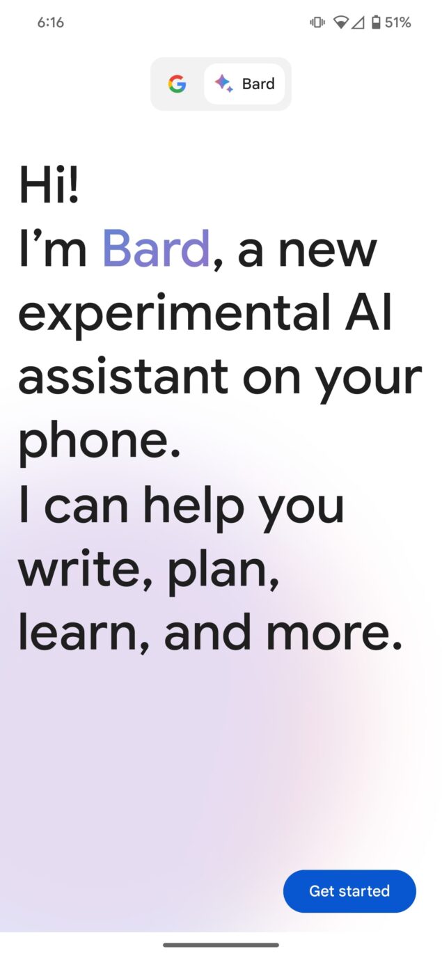 Google Assistant con Bard nuovo