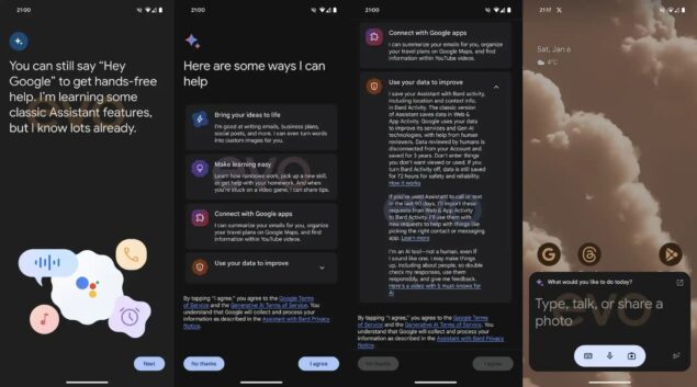 Google Assistant con Bard