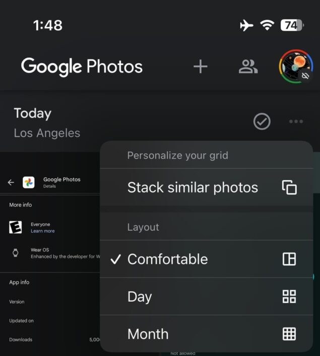 Google Foto Photo Stacks