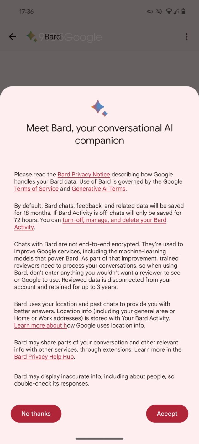 Google Messaggi Bard