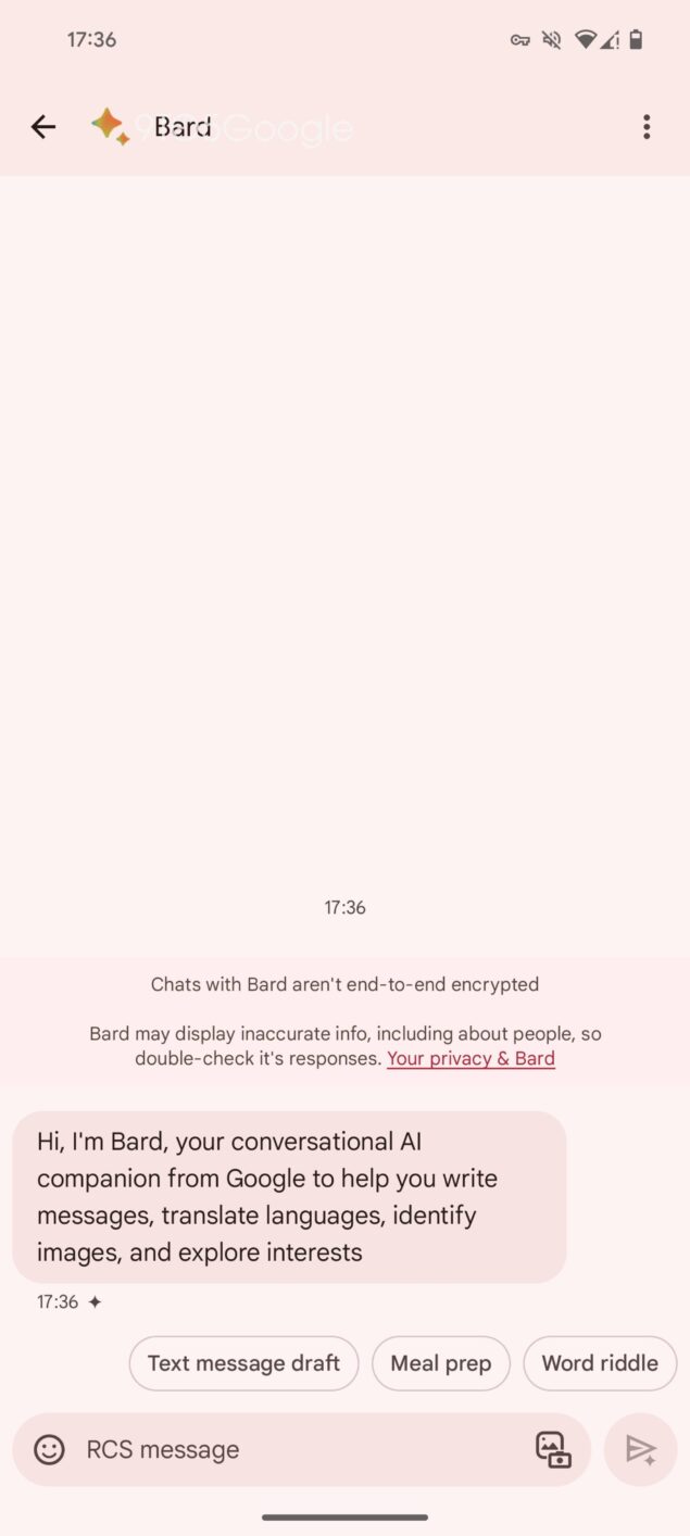 Google Messaggi Bard