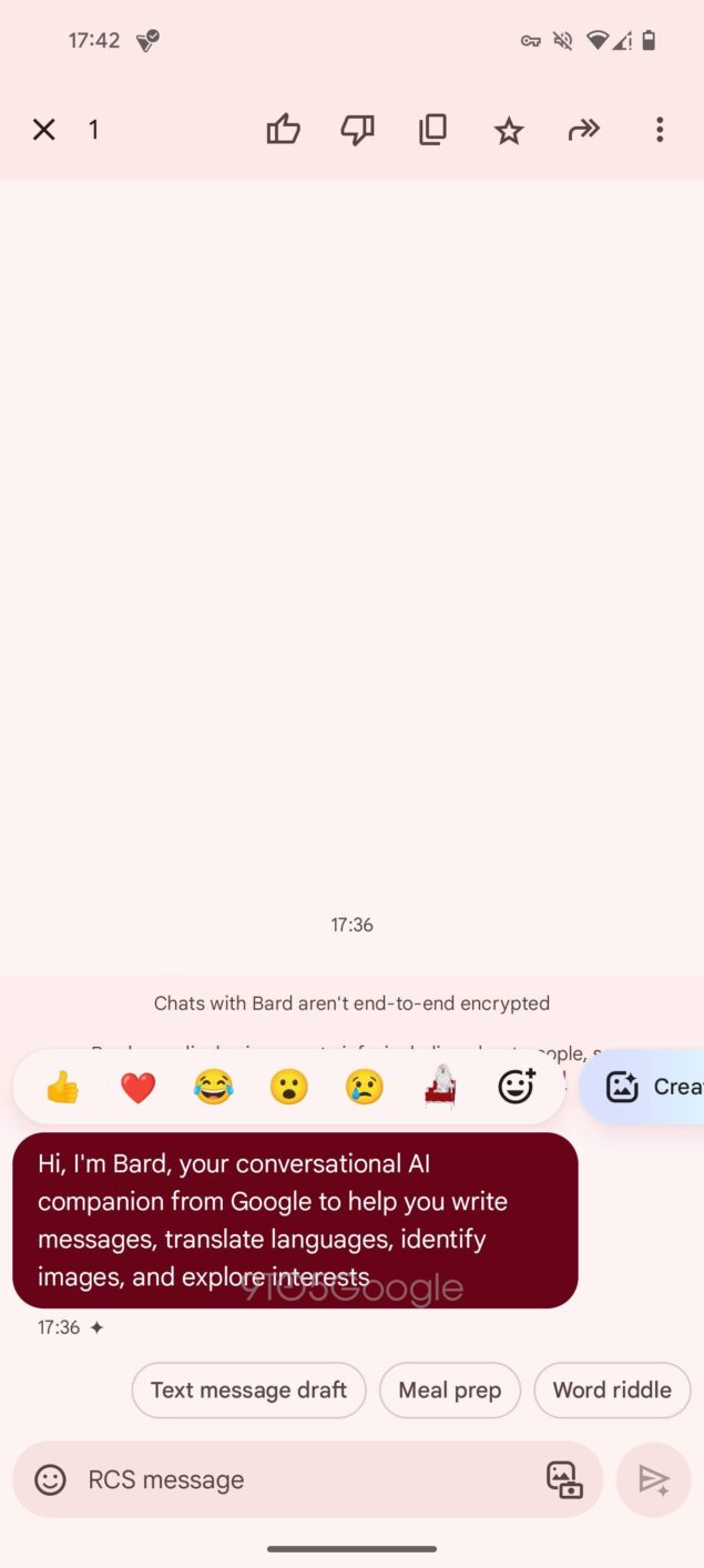 Google Messaggi Bard