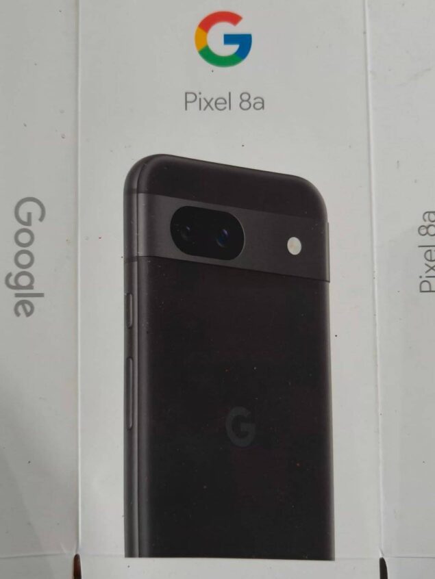 confezione di vendita Google Pixel 8a