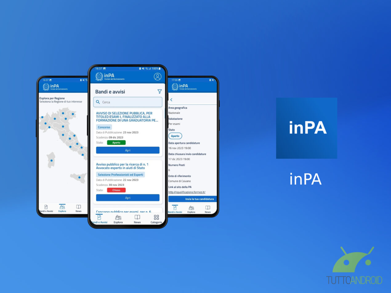 Il portale inPA ora è accessibile anche tramite app per Android