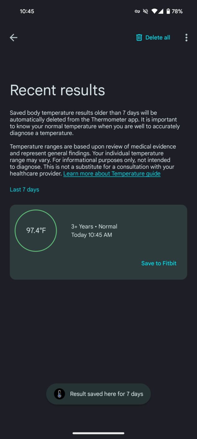 come funziona la misurazione della temperatura corporea su Google Pixel 8 Pro