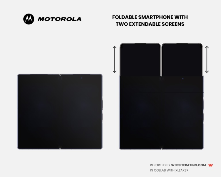 smartphone Motorola pieghevole estensibile concept 1