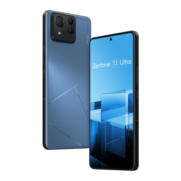 Asus Zenfone 11 Ultra blu render leak