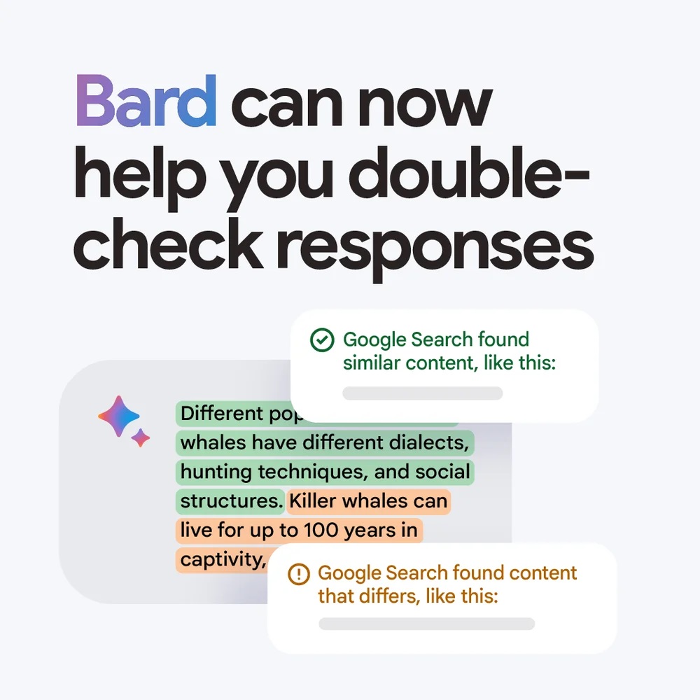 Google Bard double check