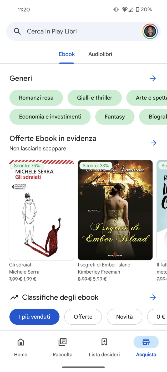 Google Play Libri redesign 4