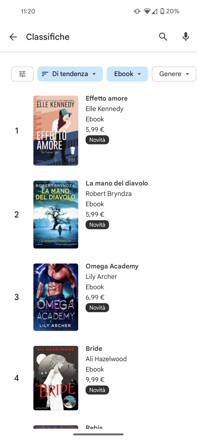 Google Play Libri redesign 5