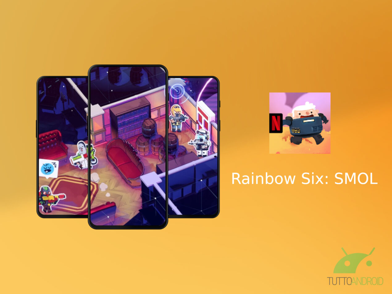 Lo stravagante sparatutto Rainbow Six: SMOL è gratis per gli abbonati a Netflix