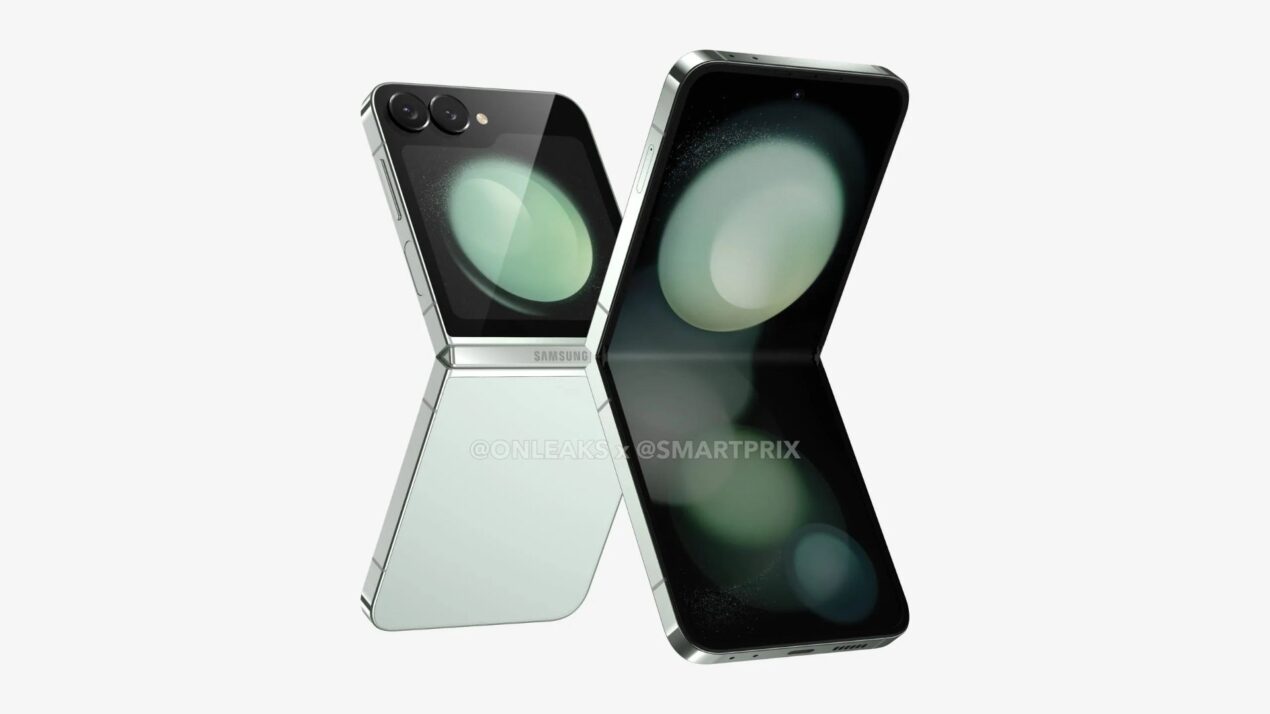 Questi primi render di Samsung Galaxy Z Flip6 ci mostrano l'intero suo aspetto
