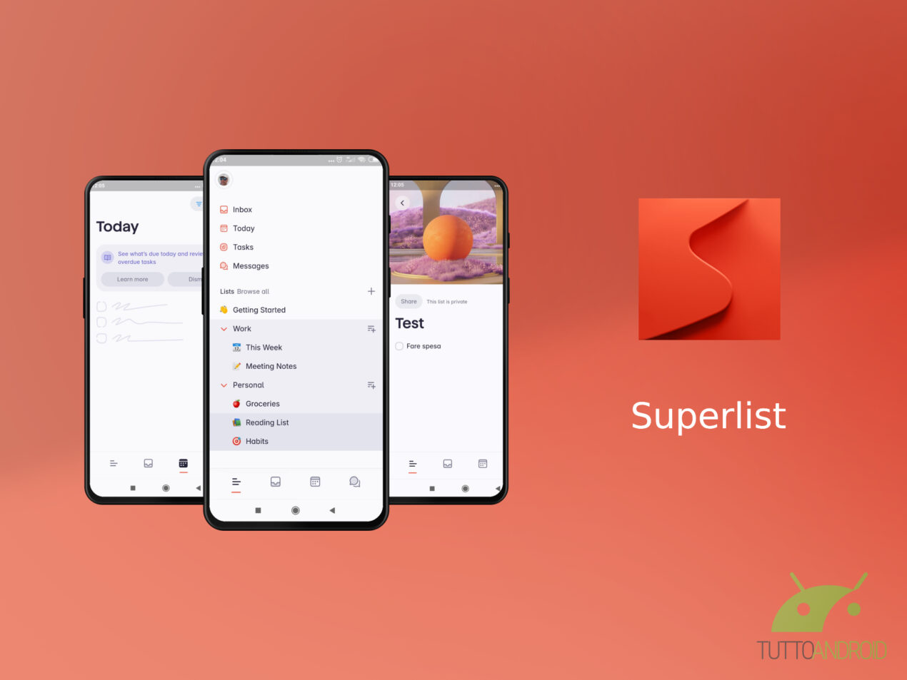 L'app Superlist permette di gestire tutte le proprie liste