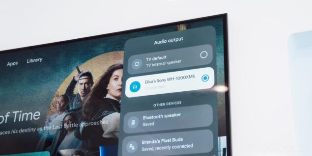 Chromecast con Google TV nuovo commutatore audio