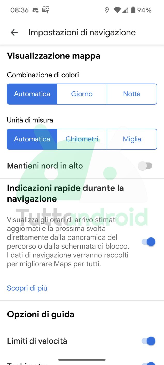 Google Maps indicazioni rapide navigazione