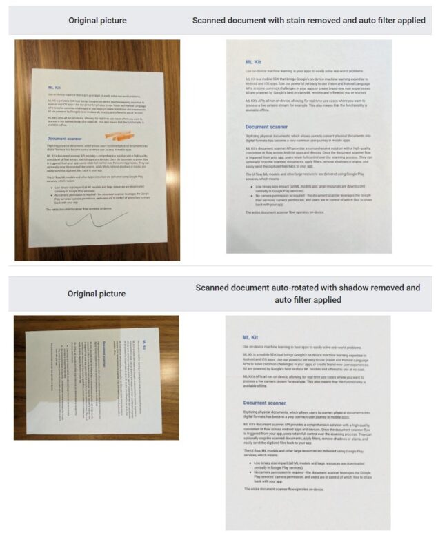 Scanner di documenti Google Drive funzioni