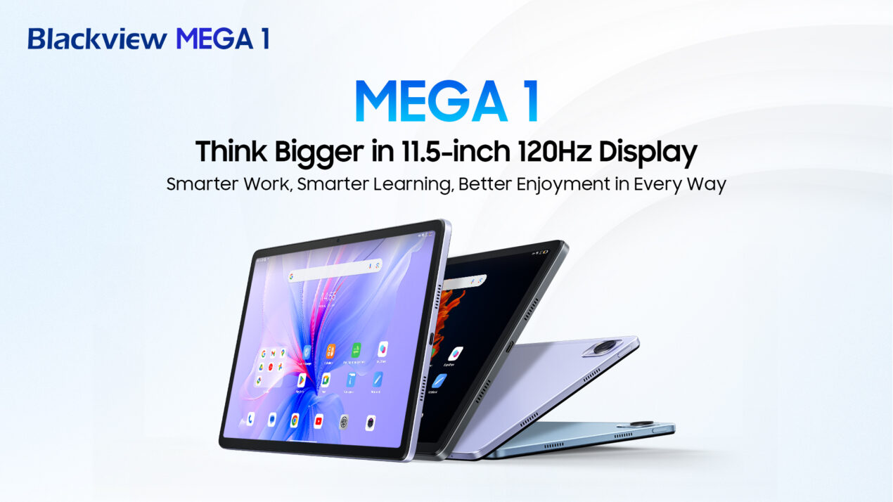 Blackview annuncia MEGA 1, un tablet strepitoso con schermo a 120 Hz