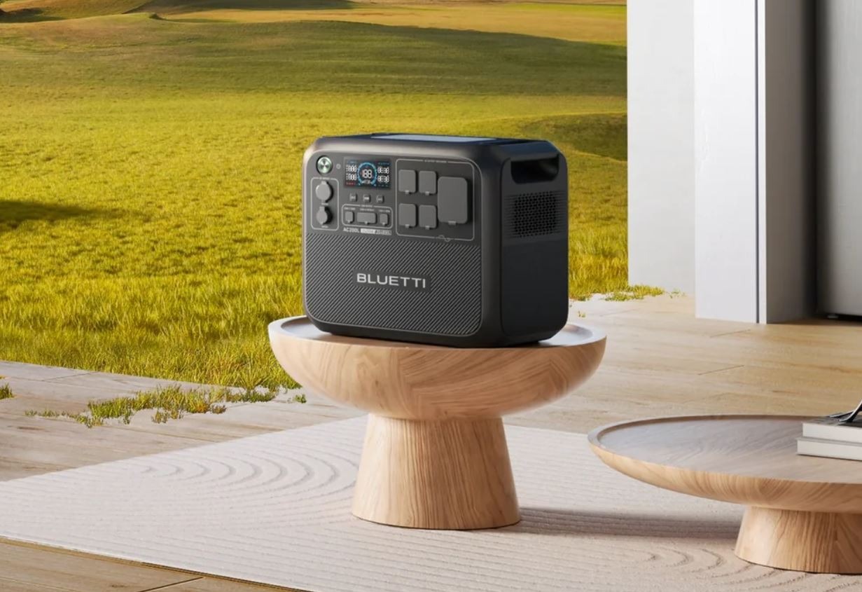 BLUETTI lancia in Europa AC200L, la nuova power station portatile