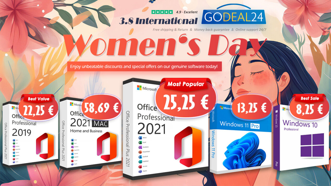 Godeal24 festeggia tutte le donne con sconti e promozioni strepitosi