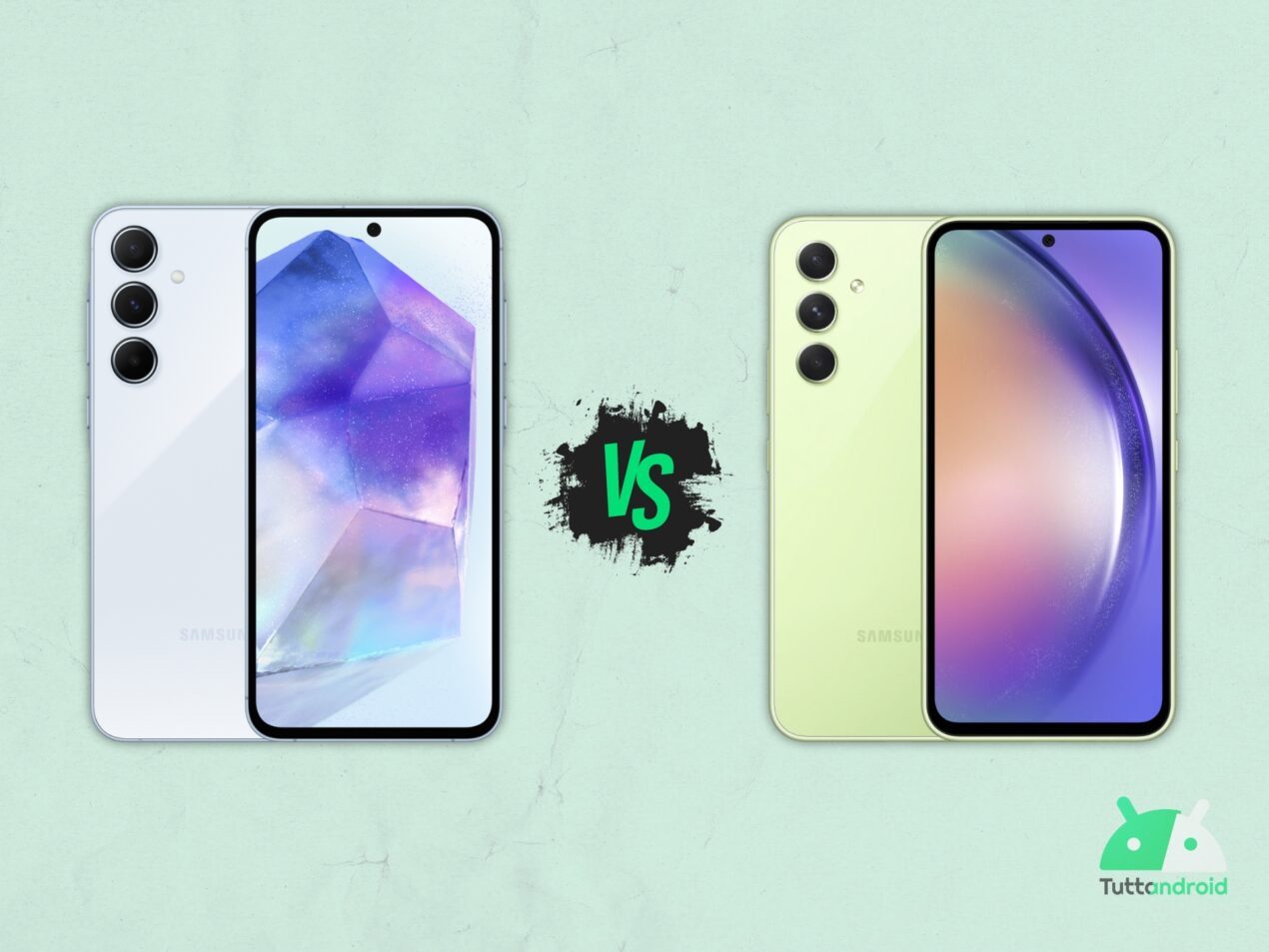 Samsung Galaxy A55 5G sfida Galaxy A54 5G: i miglioramenti 