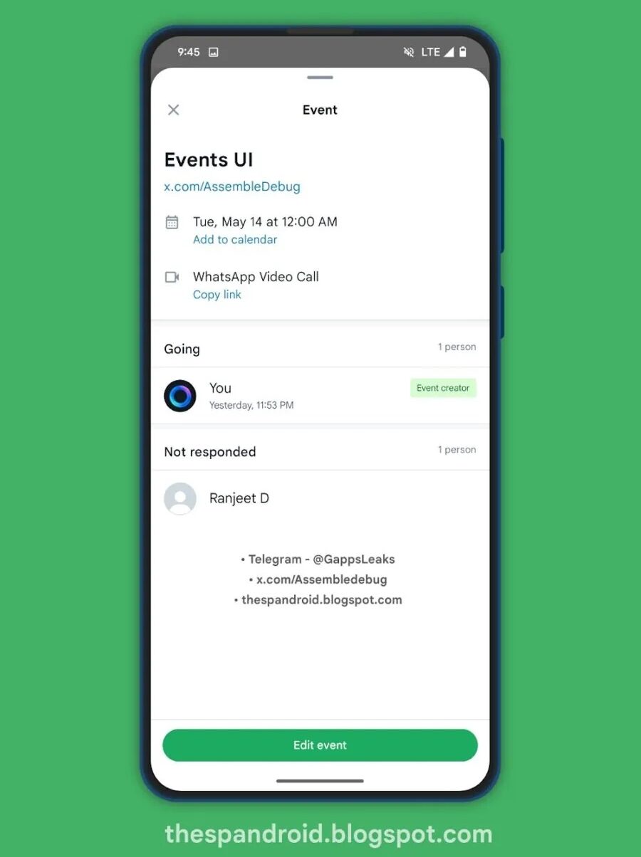 WhatsApp eventi gruppo 5