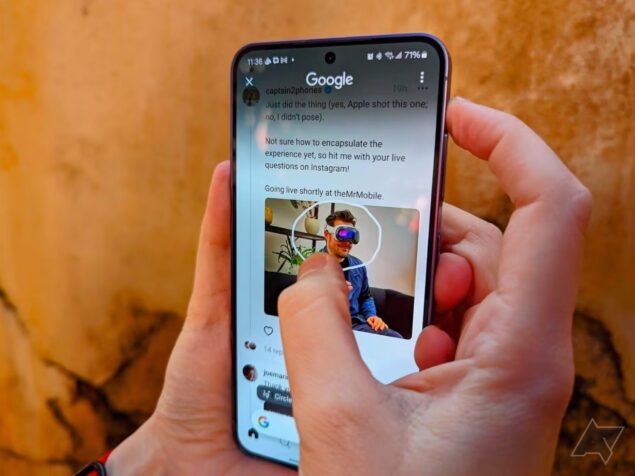 cerchia e cerca android
