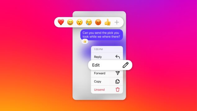 Instagram modifica messaggi Direct