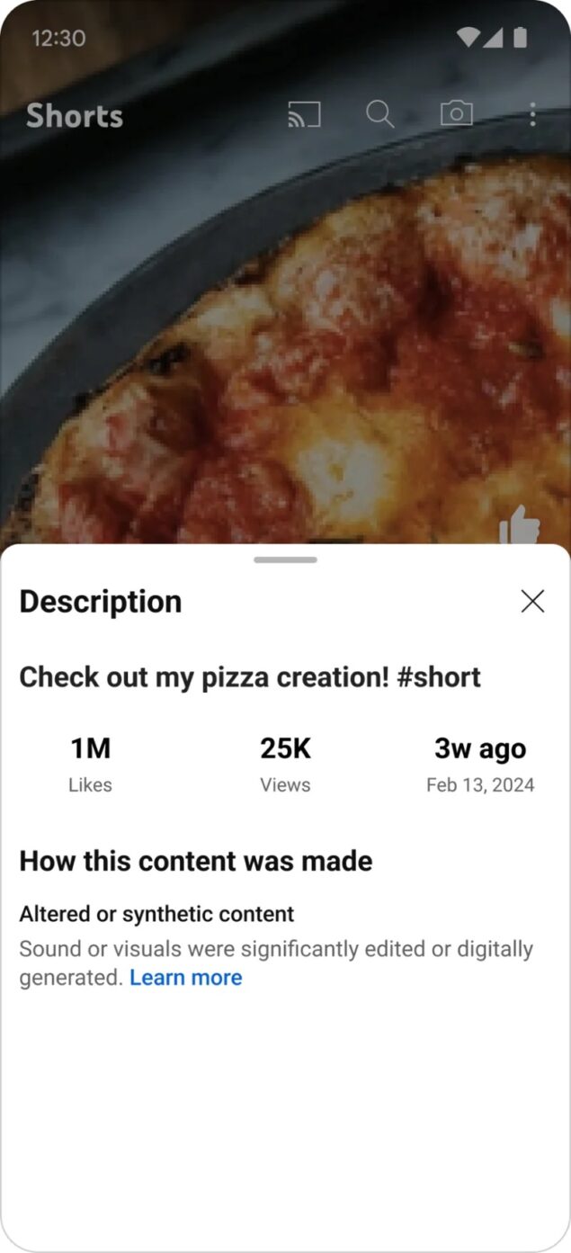 youtube etichetta IA 2