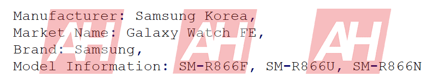 Samsung Galaxy Watch FE