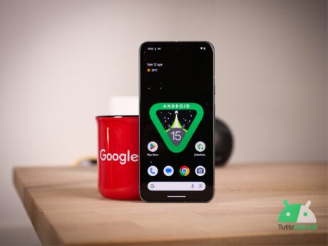 Google Pixel 8 con la beta 1 di Android 15