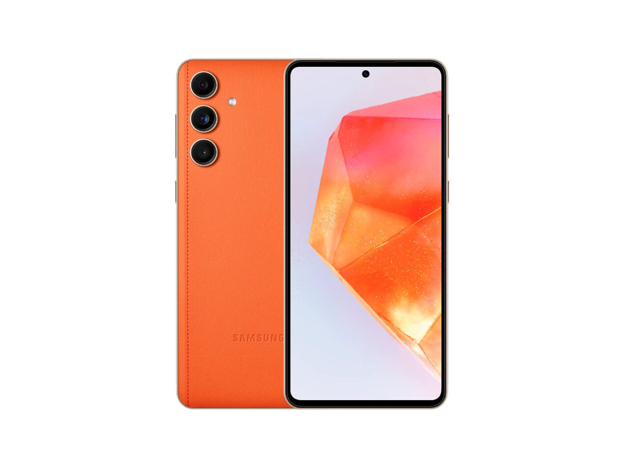 Samsung lancia lo smartphone Galaxy C55 con retro in pelle vegana
