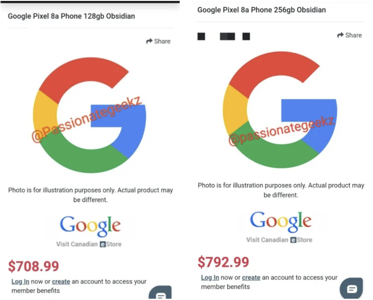 Google Pixel 8a prezzo leak
