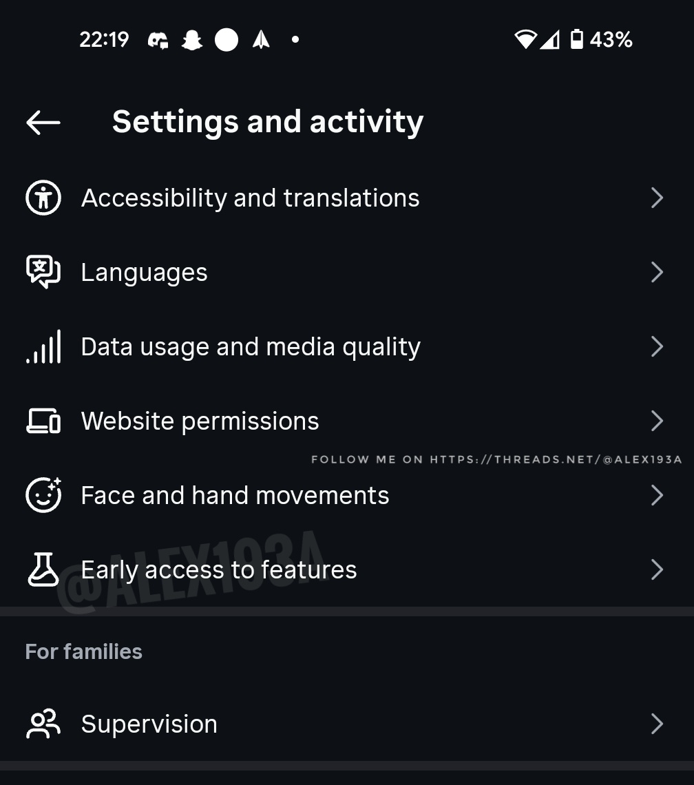 programma early access su Instagram