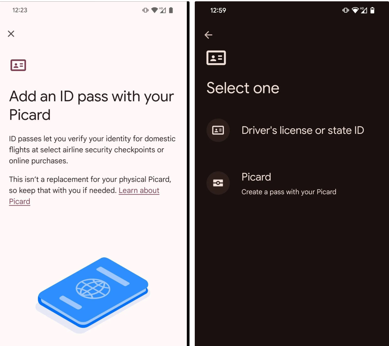 Il nuovo possibile interfaccia di Google Wallet 