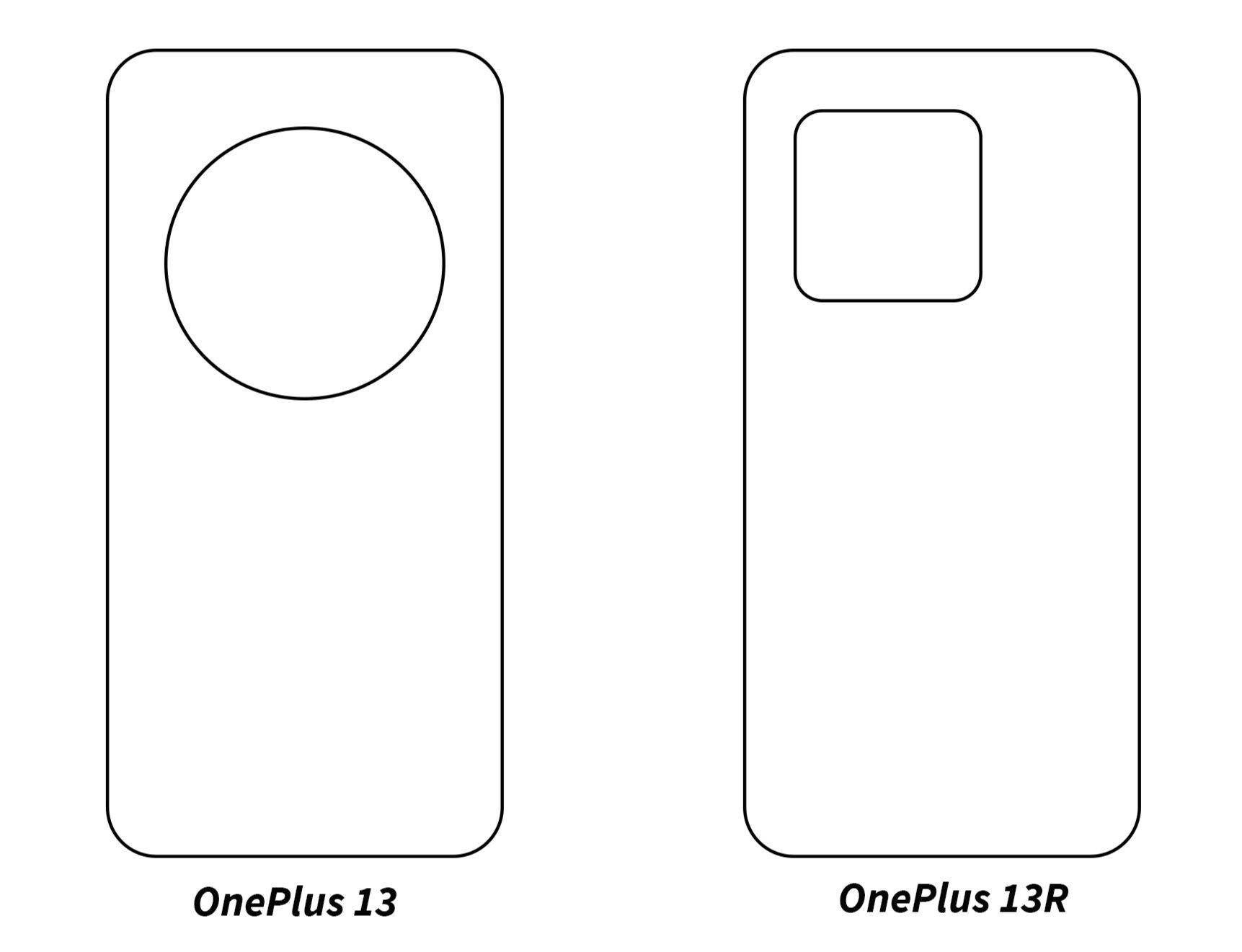 OnePlus 13 13R design fotocamera leak