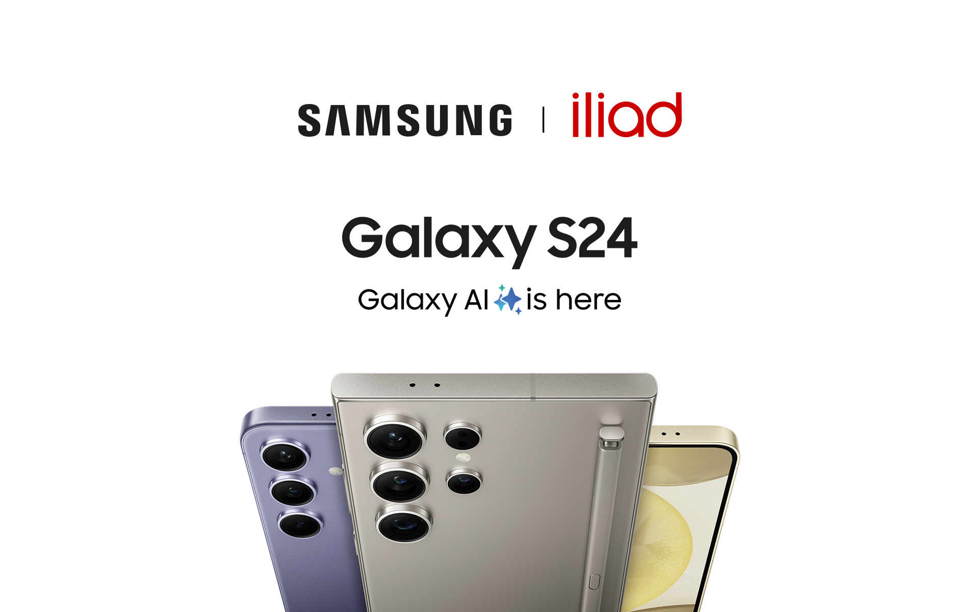 smartphone Samsung sul sito Iliad