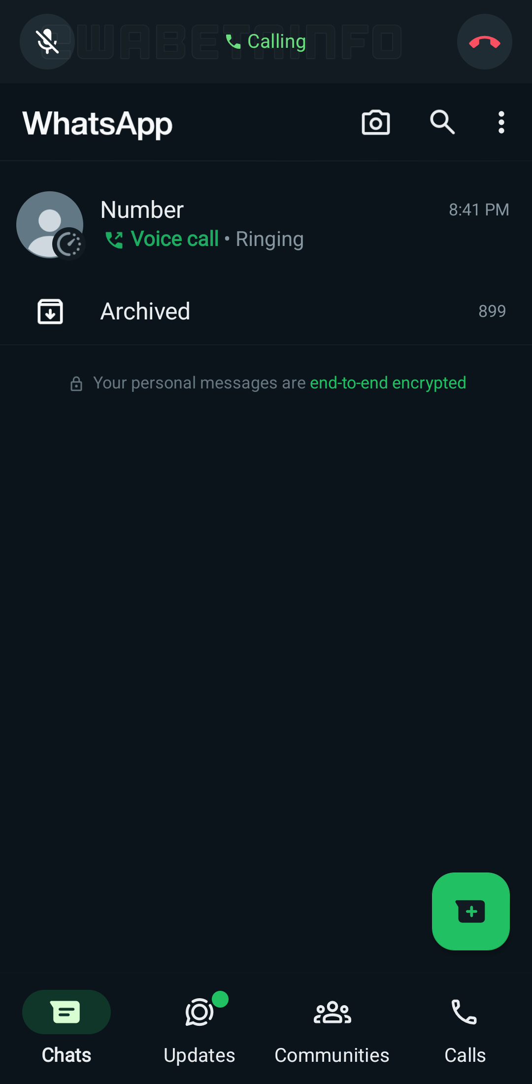 WhatsApp beta chiamate vocali multitasking