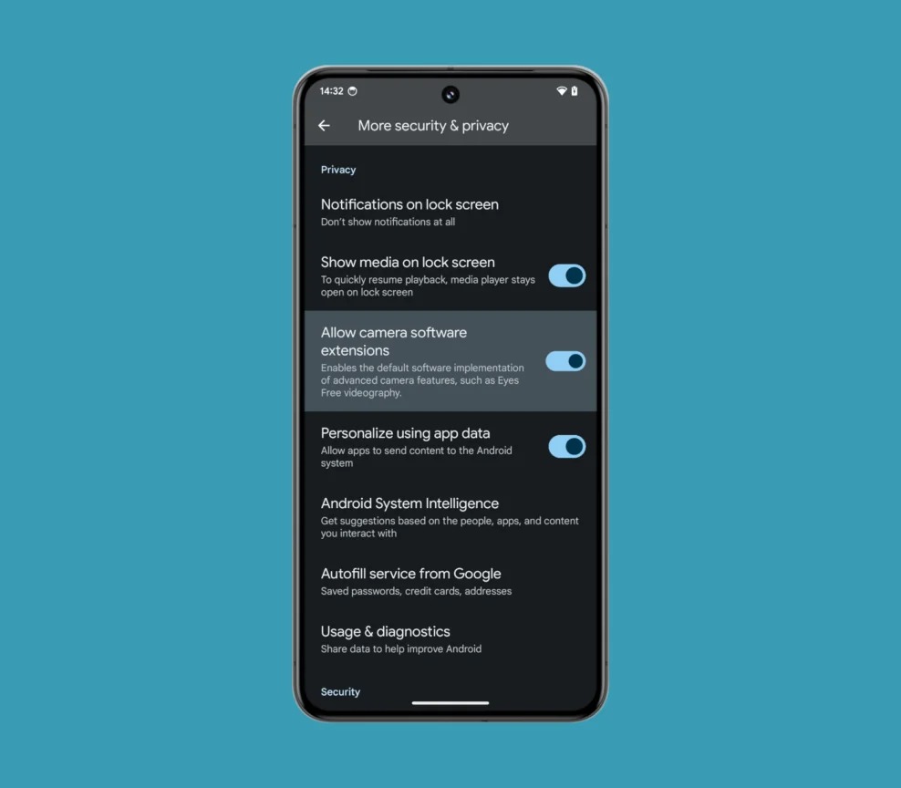 Android 15 videografia eyes free
