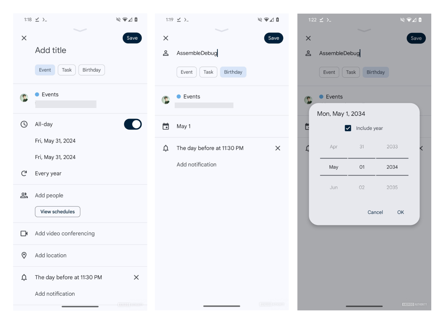 una nuova funzionalità permetterebbe di inserire su Google Calendar i compleanni in modo facile e veloce